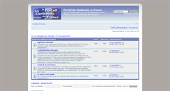 Desktop Screenshot of forum.quebecfrance.info